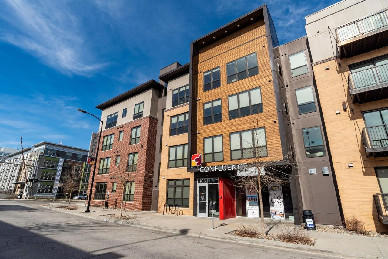 Frontdesk Confluence On 3Rd Apt Downtown Riverwalk Trails Des Moines Zewnętrze zdjęcie